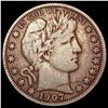 Image 1 : 1907-O Barber Half Dollar NICELY CIRCULATED