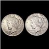 Image 1 : [2] 1922 Peace Dollar Lot [2 Coins] UNCIRCULATED
