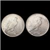 Image 2 : [2] 1922 Peace Dollar Lot [2 Coins] UNCIRCULATED