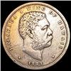 Image 1 : 1883 Kingdom of Hawaii Half Dollar LIGHTLY CIRCULATED