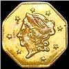 Image 1 : 1871 Octagonal California Gold Half Dollar CLOSELY UNCIRCULATED