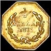 Image 2 : 1871 Octagonal California Gold Half Dollar CLOSELY UNCIRCULATED
