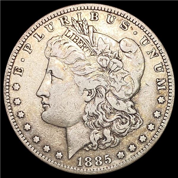 1885-S Morgan Silver Dollar NEARLY UNCIRCULATED