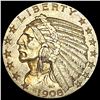 Image 1 : 1908 $5 Gold Half Eagle CLOSELY UNCIRCULATED