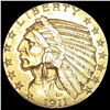 Image 1 : 1911 $5 Gold Half Eagle CLOSELY UNCIRCULATED