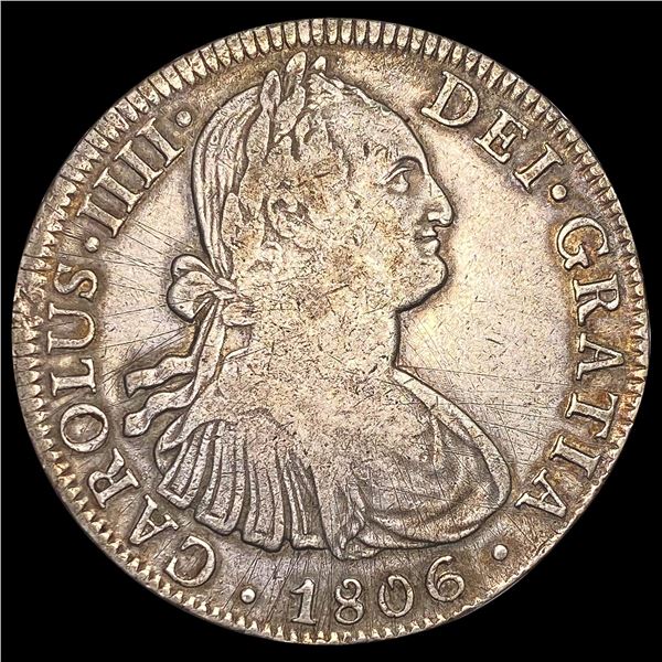 1806 Mexico 8 Reales LIGHTLY CIRCULATED