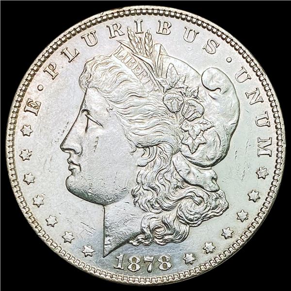 1878 Morgan Silver Dollar CLOSELY UNCIRCULATED
