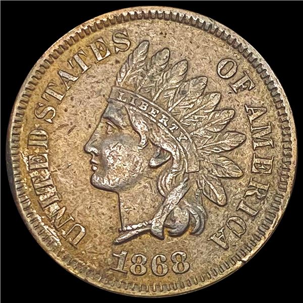 1868 Indian Head Cent CLOSELY UNCIRCULATED