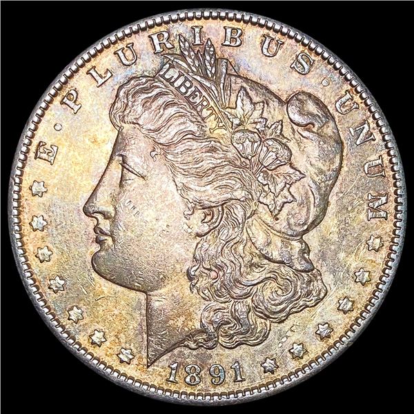 1891-S Morgan Silver Dollar CLOSELY UNCIRCULATED