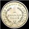 Image 2 : 1851 Rare Gold Dollar UNCIRCULATED
