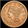 Image 1 : 1852 Braided Hair Large Cent CLOSELY UNCIRCULATED