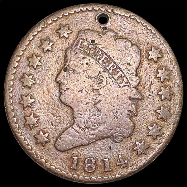 1814 Classic Head Large Cent NICELY CIRCULATED