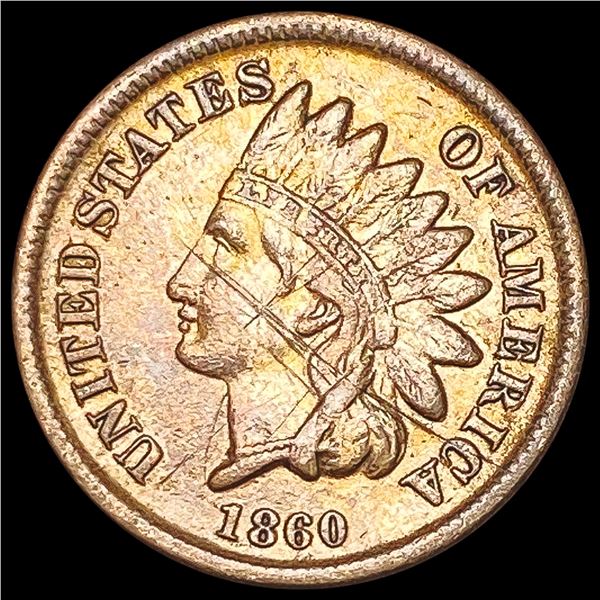 1860 Indian Head Cent CLOSELY UNCIRCULATED