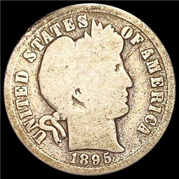 1895-O Barber Dime NICELY CIRCULATED