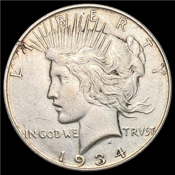 1934-D Silver Peace Dollar CLOSELY UNCIRCULATED