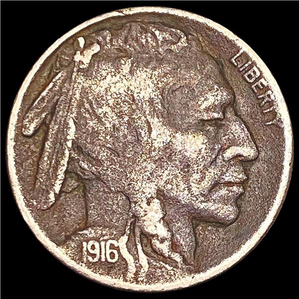 1916-S Buffalo Nickel LIGHTLY CIRCULATED