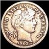 Image 1 : 1902-S Barber Dime LIGHTLY CIRCULATED
