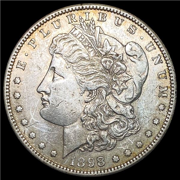 1898-S Morgan Silver Dollar CHOICE AU