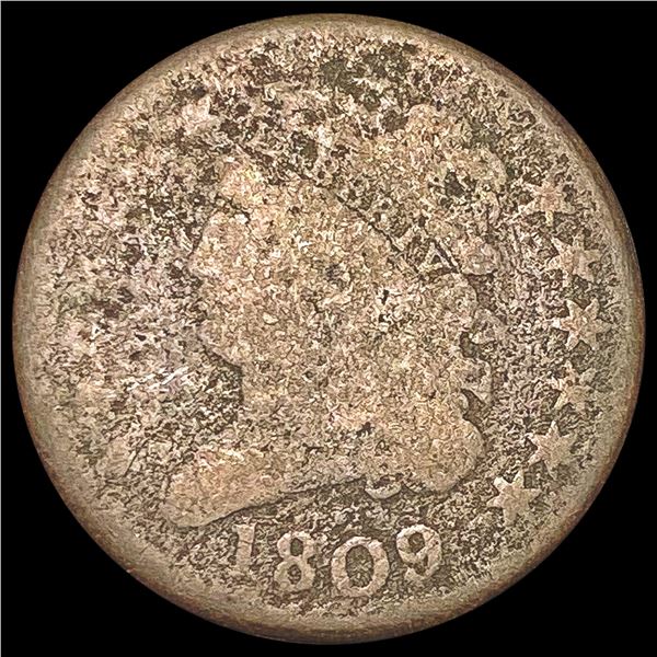 1809 Classic Head Half Cent NICELY CIRCULATED
