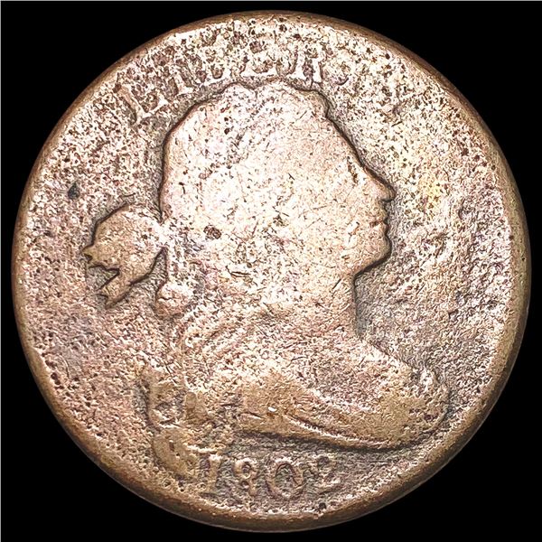 1802 Draped Bust Large Cent NICELY CIRCULATED