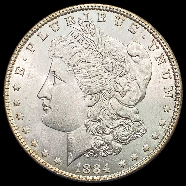 1884 Morgan Silver Dollar GEM BU