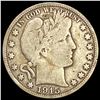 Image 1 : 1915 Barber Half Dollar NICELY CIRCULATED