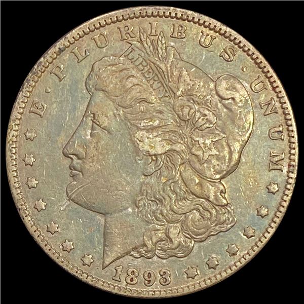 1893 Morgan Silver Dollar LIGHTLY CIRCULATED