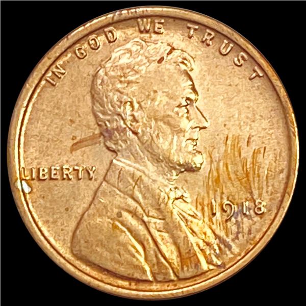 1918 RED Wheat Cent UNCIRCULATED