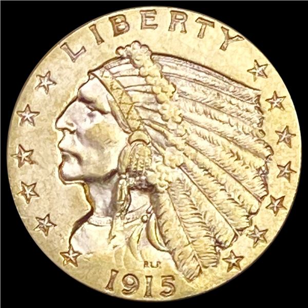 1915 $2.50 Gold Quarter Eagle UNCIRCULATED