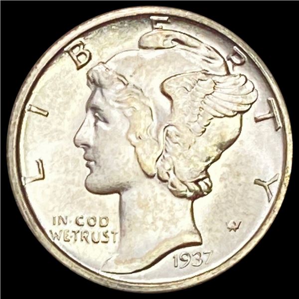 1937-D Mercury Dime CHOICE BU
