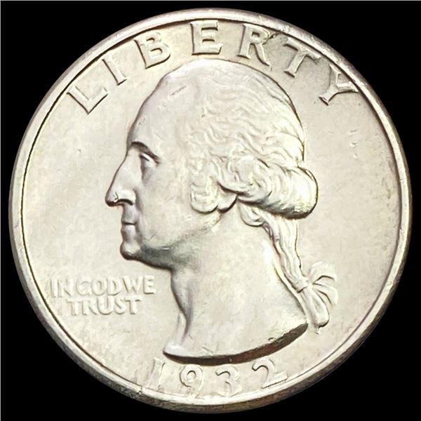 1932-D Washington Silver Quarter GEM BU