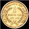Image 2 : 1849 Rare Gold Dollar CLOSELY UNCIRCULATED