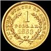 Image 2 : 1853 Rare Gold Dollar UNCIRCULATED