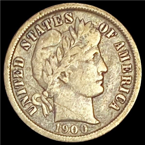 1900-O Barber Dime LIGHTLY CIRCULATED