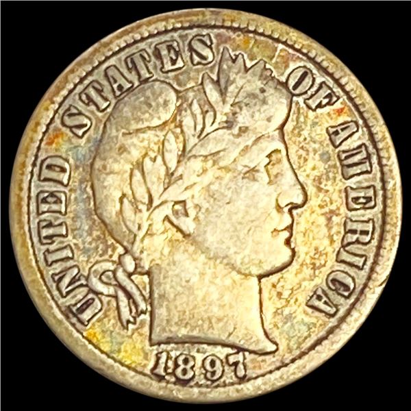 1897-S Barber Dime LIGHTLY CIRCULATED