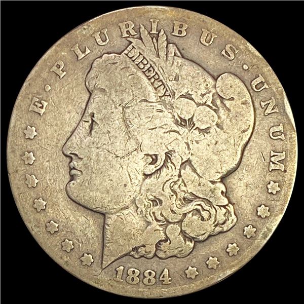 1884-CC Morgan Silver Dollar NICELY CIRCULATED