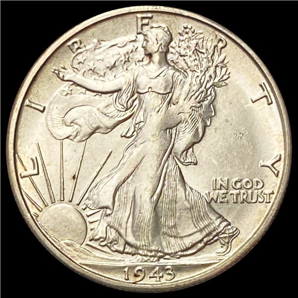 1943-S Walking Liberty Half Dollar GEM BU