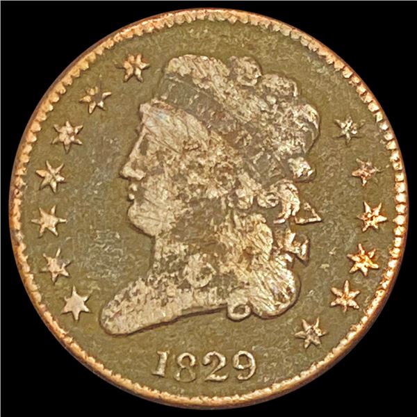 1829 Classic Head Half Cent NICELY CIRCULATED