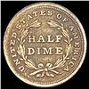 Image 2 : 1837 Seated Liberty Half Dime NICELY CIRCULATED