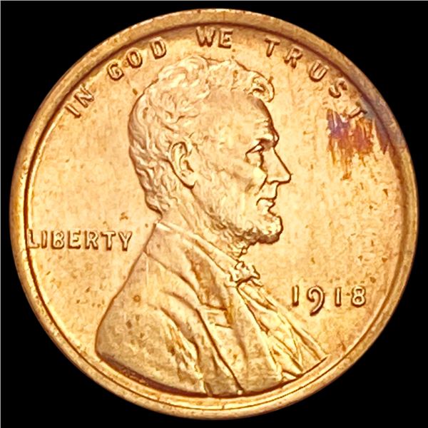 1918 RED Wheat Cent UNCIRCULATED