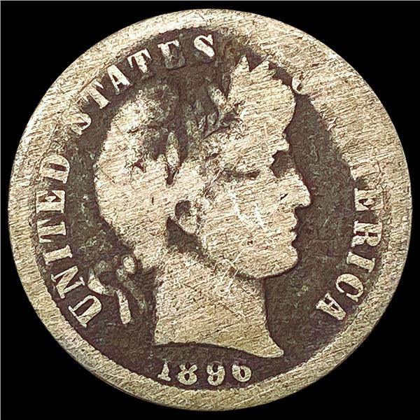 1896-S Barber Dime NICELY CIRCULATED
