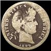 Image 1 : 1896-S Barber Dime NICELY CIRCULATED
