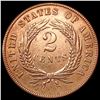 Image 2 : 1870 RED Two Cent Piece UNCIRCULATED