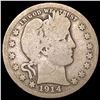 Image 1 : 1914-S Barber Quarter NICELY CIRCULATED
