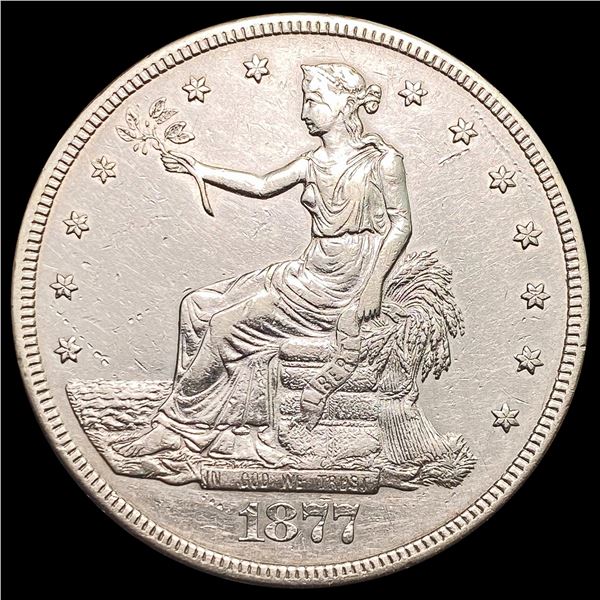 1877-S Silver Trade Dollar CLOSELY UNCIRCULATED
