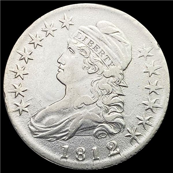 1812/1 Capped Bust Half Dollar CLOSELY UNCIRCULATED