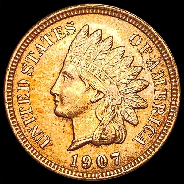 1907 Red Indian Head Cent UNCIRCULATED