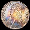 1827 Sq Bs 2 Capped Bust Half Dollar CHOICE AU