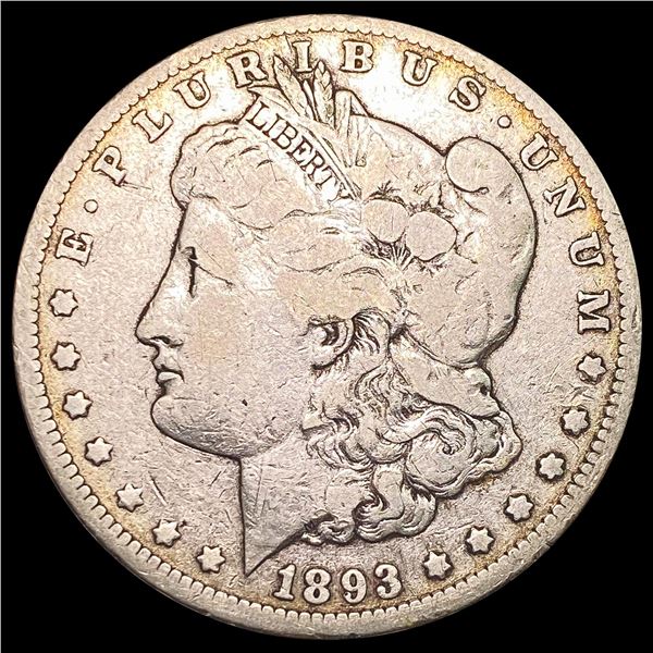 1893-CC Morgan Silver Dollar NICELY CIRCULATED