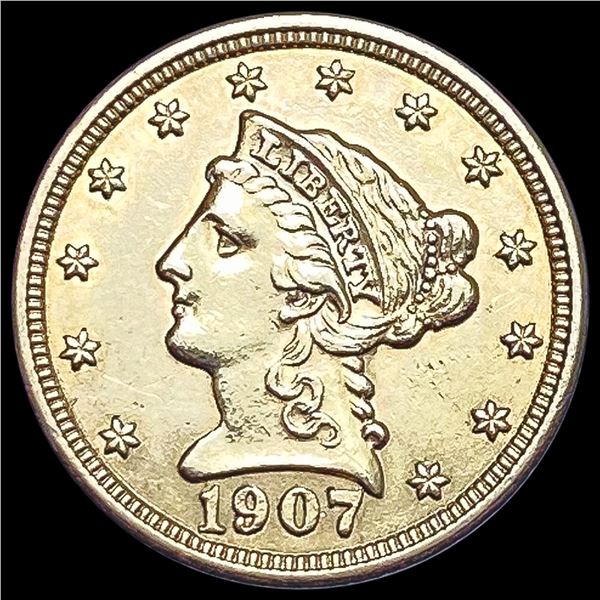 1907 $2.50 Gold Quarter Eagle UNCIRCULATED